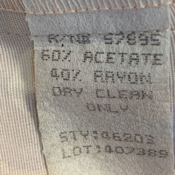 Vintage 90s Oversized Blazer Jacket Pastel Yellow Pink Abstract Floral Statement - Picture 9 of 11